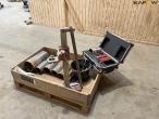Holder for drill + various concrete core drill bits 6