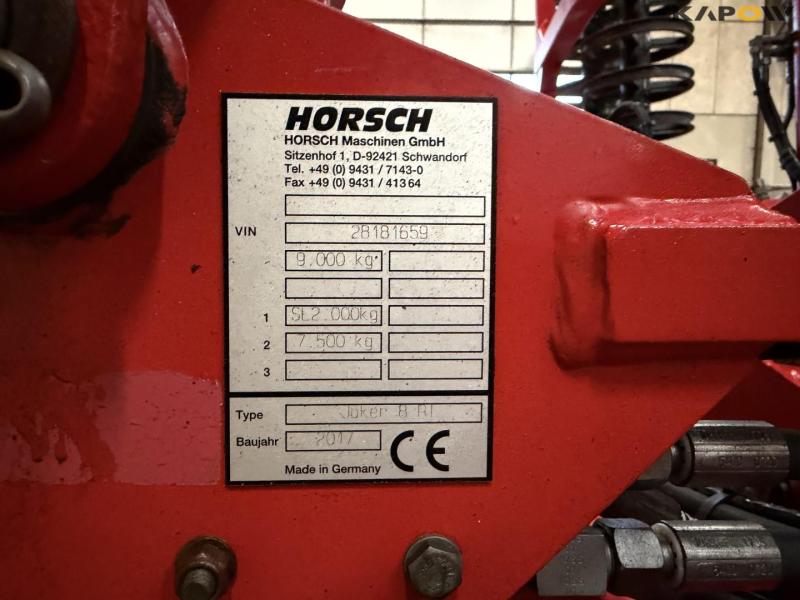 Horsch joker 8RT disc harrow 38
