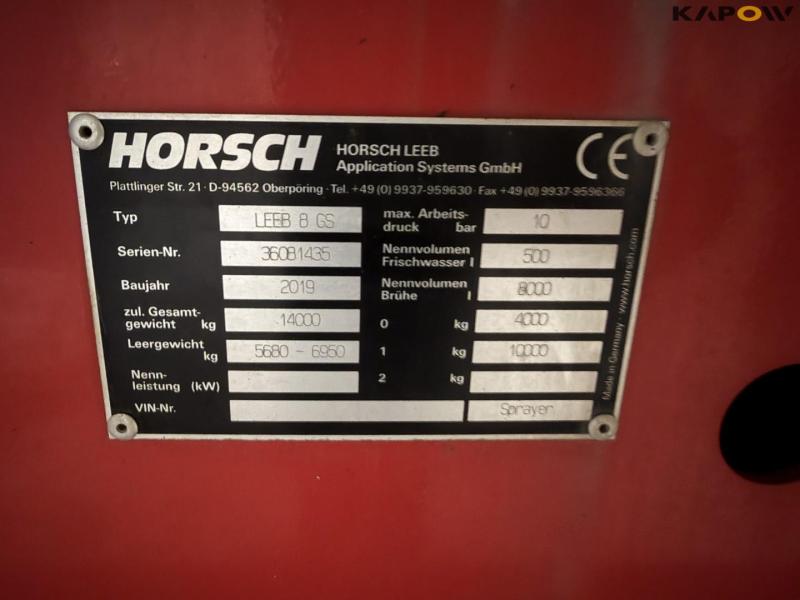 Horsch Leeb 8 GS 36 meter sprayer 49