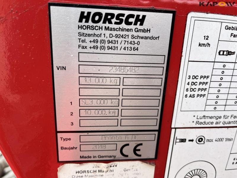 Horsch pronto 6DC seed drill 21