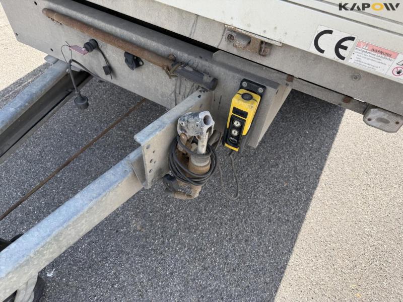 Humbaur HTK trailer with electric tipper 12
