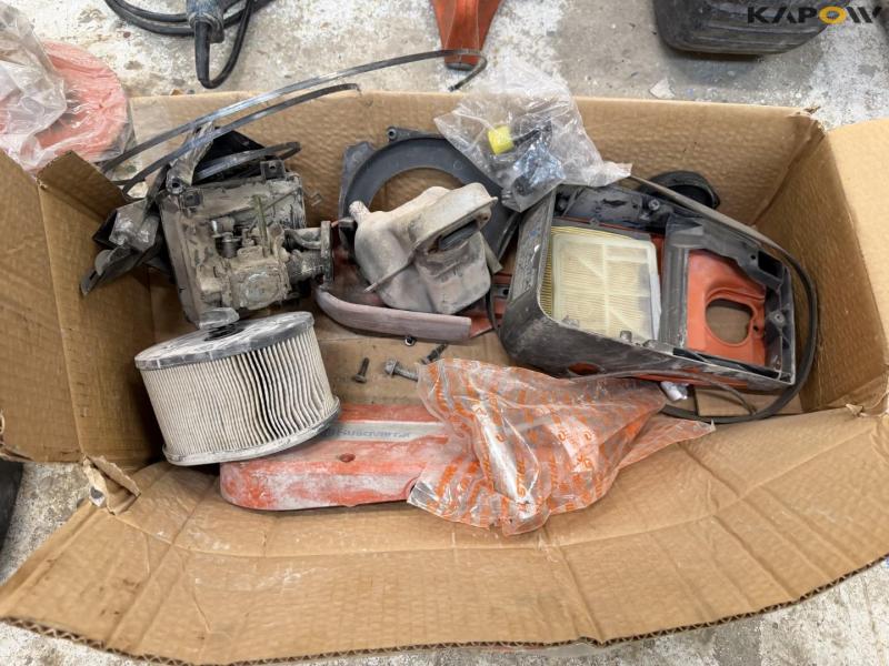 Husqvarna concrete cutter and various parts 26