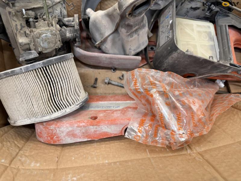 Husqvarna concrete cutter and various parts 30