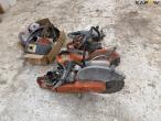 Husqvarna concrete cutter and various parts 4