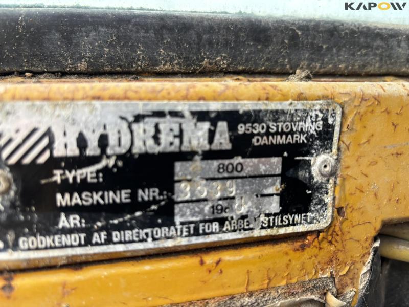 Hydrema 807 backhoe loader 82