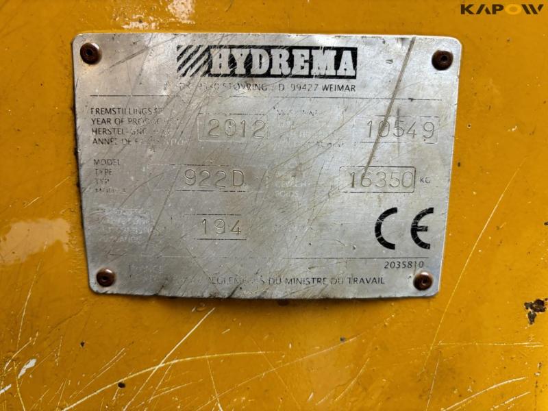Hydrema 922D dumper 19
