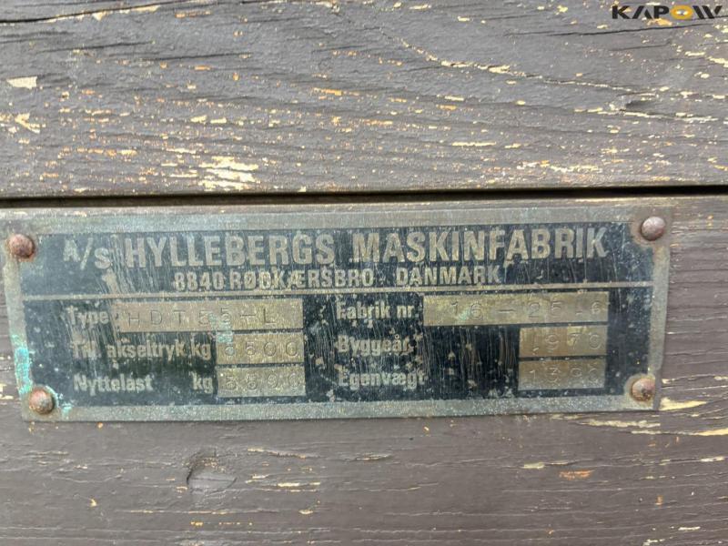 Hylleberg HDT 55-L trailer with tipper and brakes 9