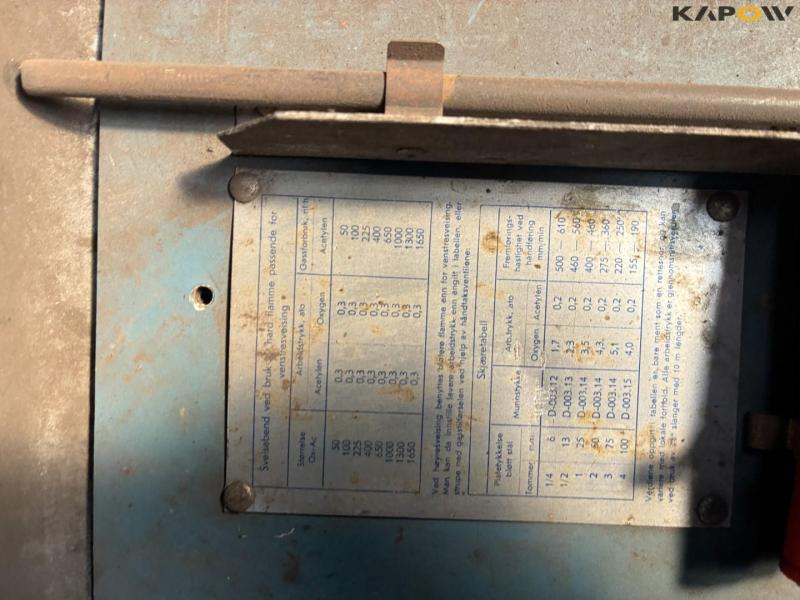 Oxygen and gas set - without bottles 19