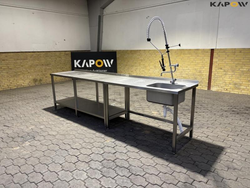 Industrial sink with faucet 1