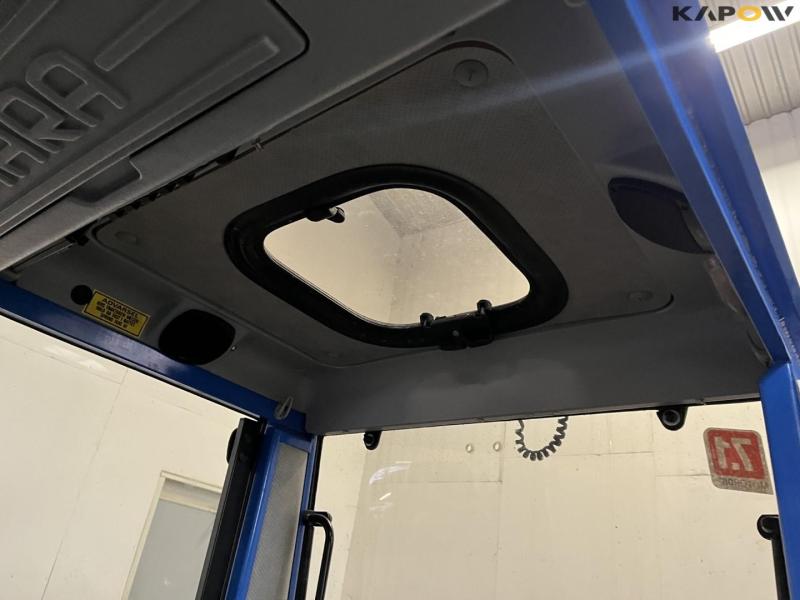 Iseki 318 compact tractor with broom and scraper blade 25