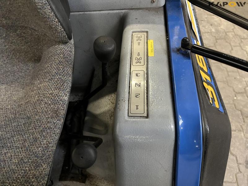 Iseki 318 compact tractor with broom and scraper blade 28