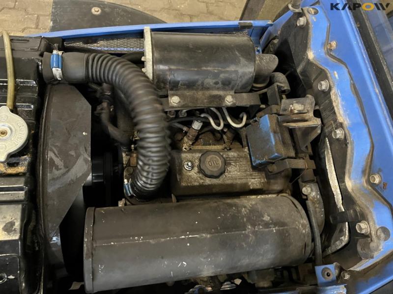 Iseki 318 compact tractor with broom and scraper blade 35