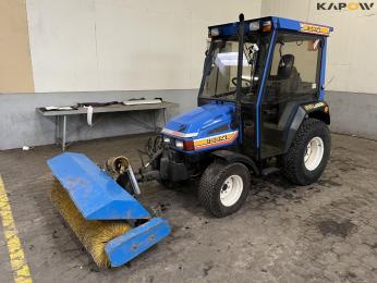 Iseki 318 compact tractor with broom... 
