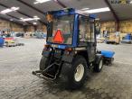 Iseki 318 compact tractor with broom and scraper blade 5