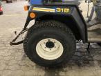 Iseki 318 compact tractor with broom and scraper blade 19