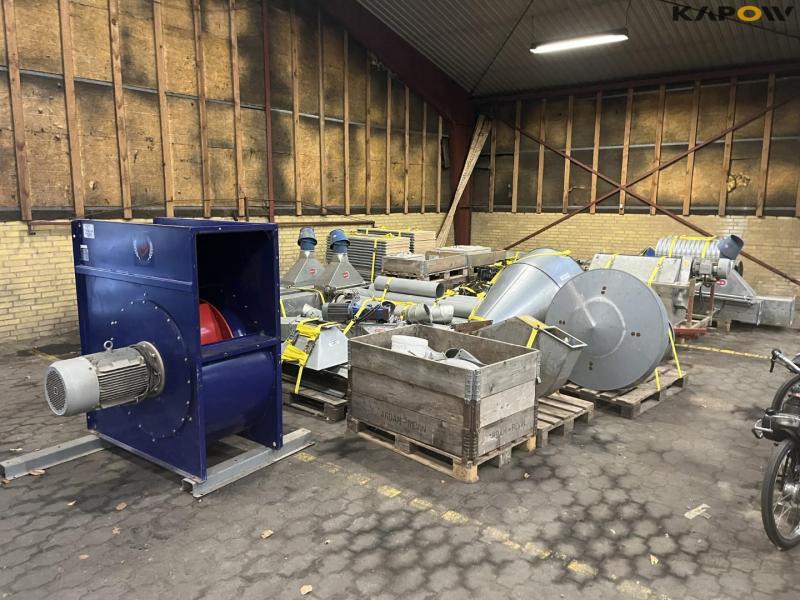 JE-MA 40 ton grain plant with Vedersø grain cleaner dismantled on pallets 2