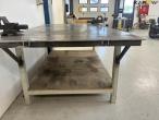 Iron table with two vices 14