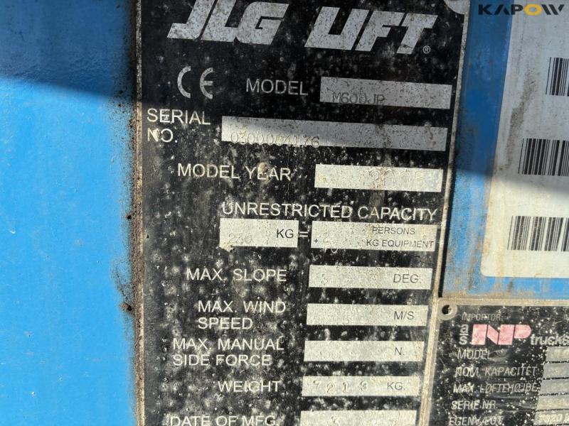 JLG M600JP lift 31