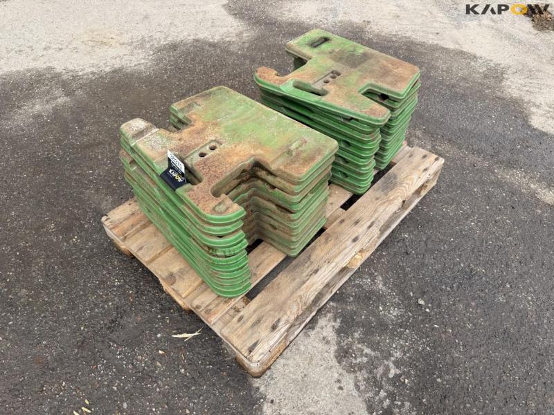 John Deere 20 pcs. weight blocks 3