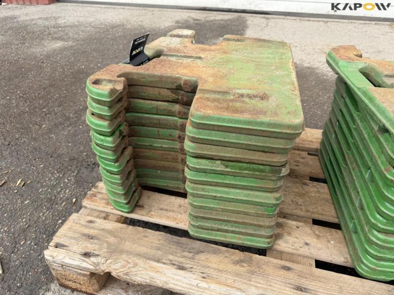 John Deere 20 pcs. weight blocks 13