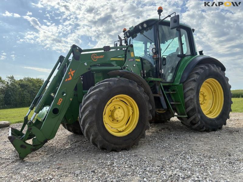 John Deere 6820 tractor with front loader 1