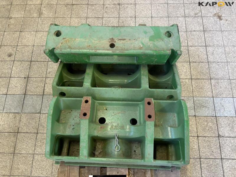 John Deere basic weight blocks 9
