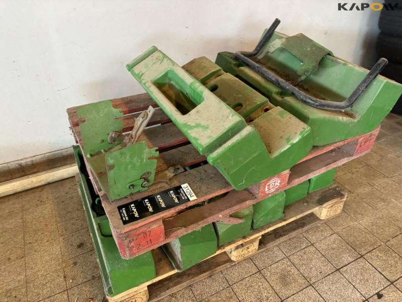 John Deere basic weight blocks 3