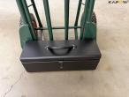John Deere chair, sack cart and toolbox 7