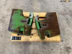 John Deere weight plates - 14 pcs. 50kg each 8