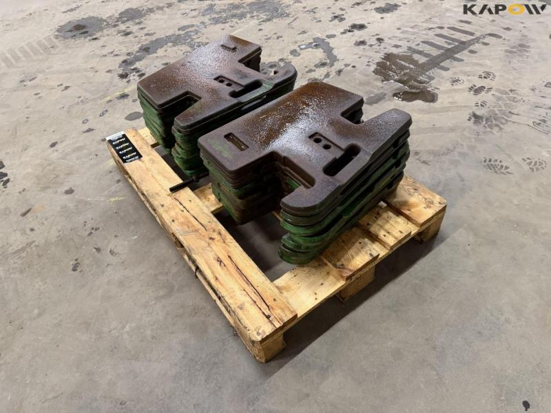 John Deere weight discs - 14 pcs. 5
