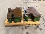 John Deere weight discs - 14 pcs. 50kg each 2