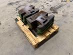 John Deere weight discs - 14 pcs. 50kg each 5