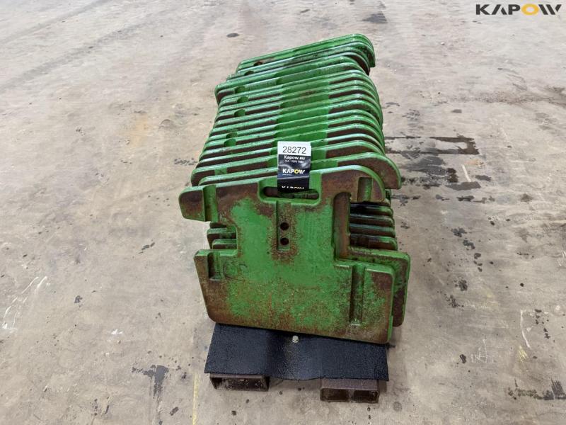 John Deere weight plates - 20pcs. 50kg each 6