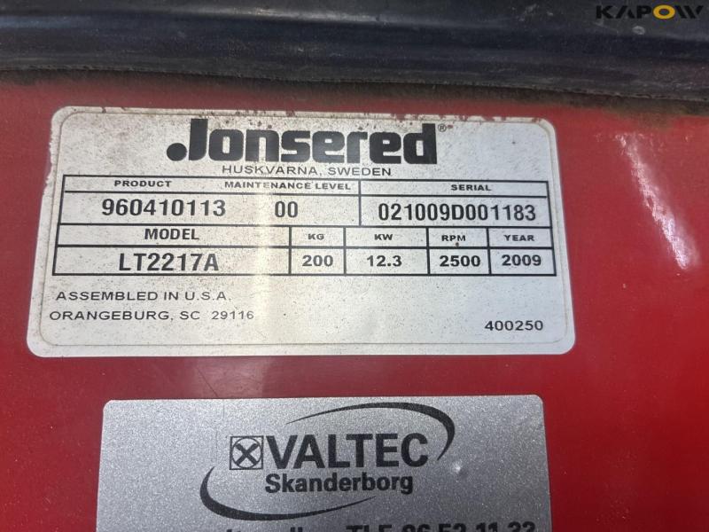 Jonsered LT2217A lawn tractor 23