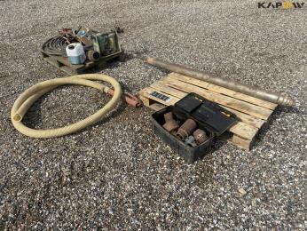 Ground rocket with equipment