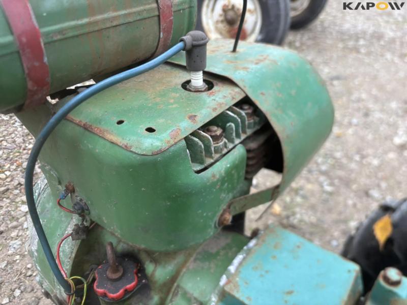 JRUS tool carrier with broom, scraper and sulky 23