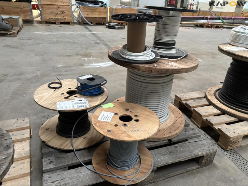 Cable drums with cable 6 pcs. 2