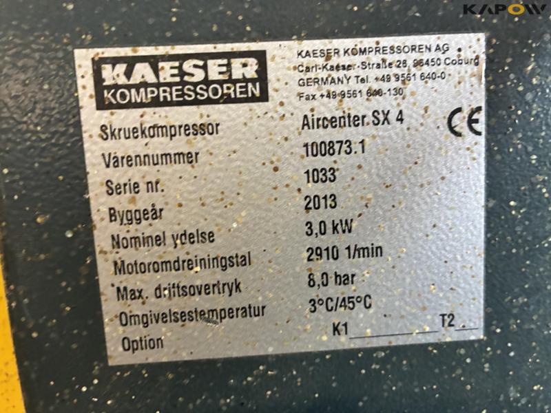 Kaeser SX4 screw compressor 8