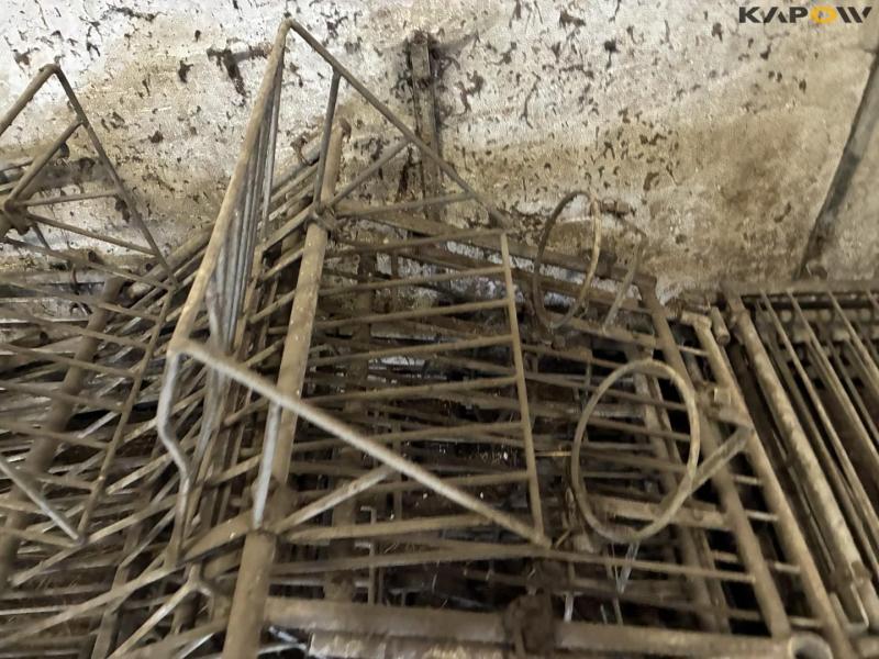 Wall-mounted calf boxes 13