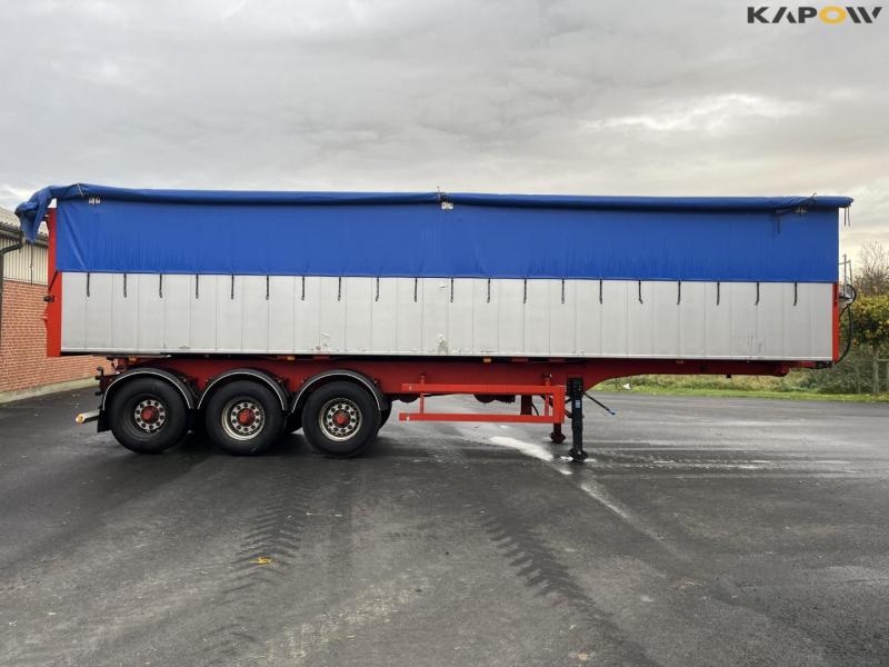 Kel-Berg tipper trailer with tarpaulin 4
