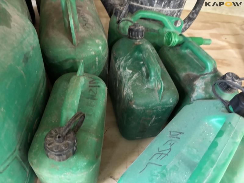 Chemicals and petrol cans 34