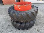 Kleber 460/85-R38 twin wheels 9