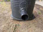 Plastic sewer manhole 8