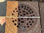 Sewer grates with square fixed frame 10 pcs. 12