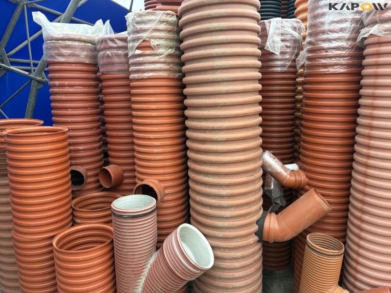 Sewer pipes, bends, sleeves and manholes 18