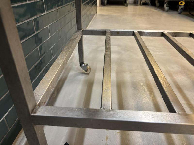 Stainless steel trolley 41