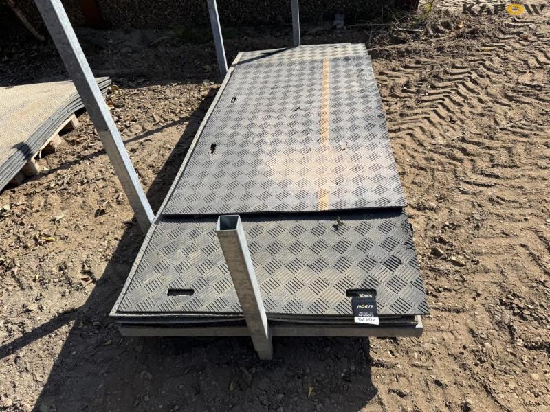 Gground protection mats 9 pcs. + holder 3