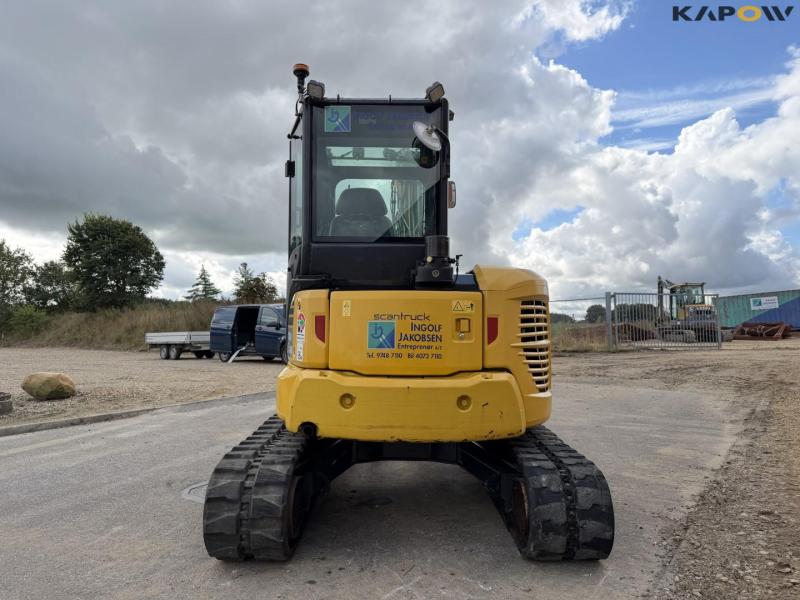 Komatsu PC55MR excavator with rotary tilt. 6