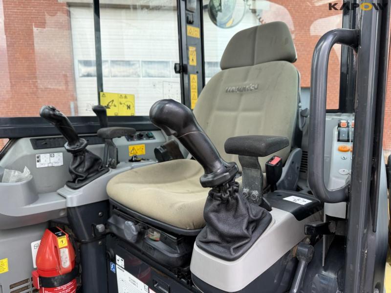 Komatsu PC55MR excavator with rotary tilt. 30