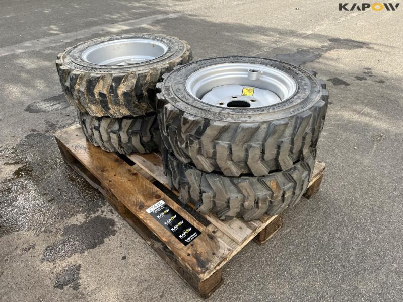 Complete wheels 27x8.50-15 for skid steer loader 5